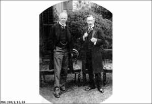 State Library of SA image left Gov General Ronald Munro Ferguson and Governor Galway, grounds of Govt House Adelaide c 1915