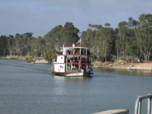 The Marion steams into Lock 1, June 5, 2015