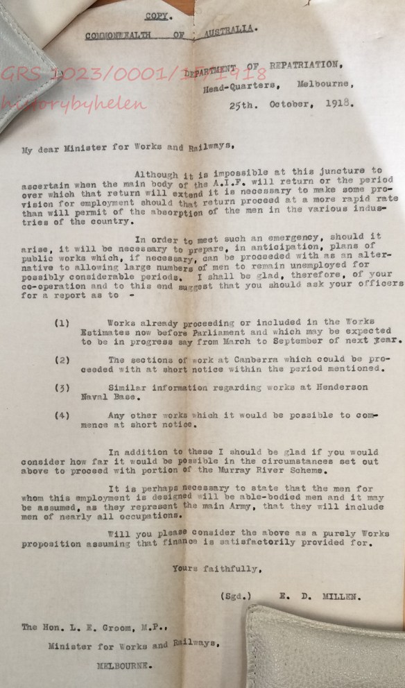 GRS1023 0001 no 1F returned soldiers work (3)fb 1918 10 25